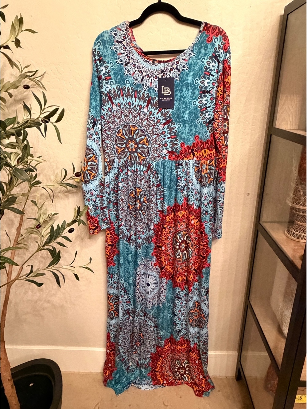 NWT Lilbetter long sleeve maxi dress